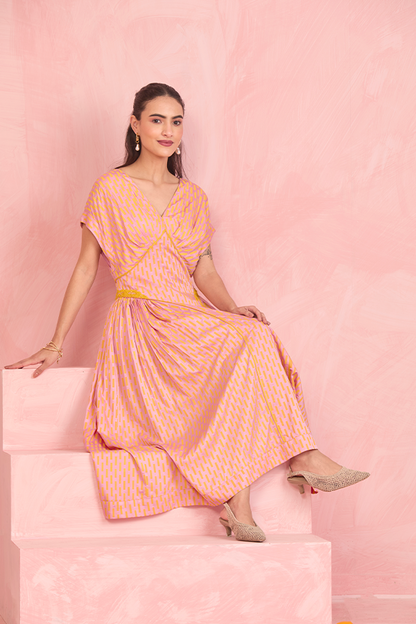 Sunset Bloom Maxi Dress